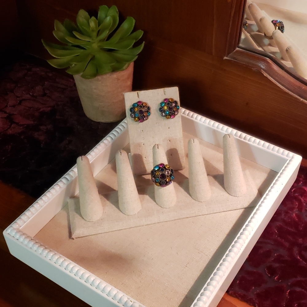 Ring & Earrings Set - Picture 2 of 6